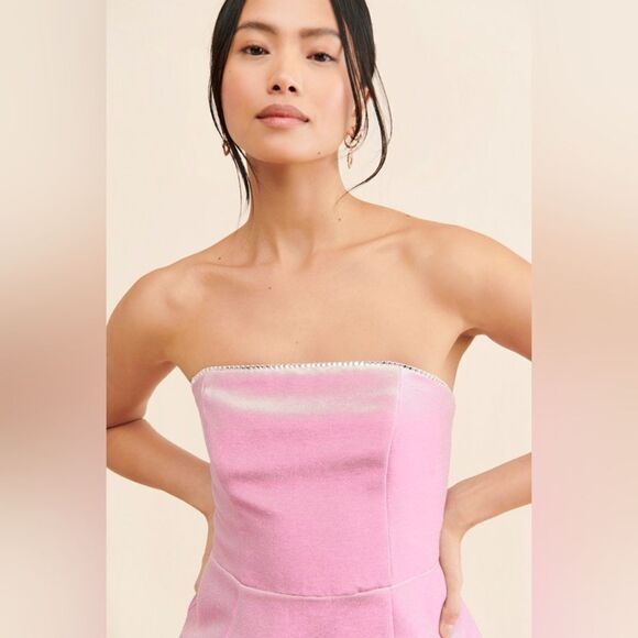 Gin & Jules Lexi Crystal Trim Midi Dress - Picture 5 of 14